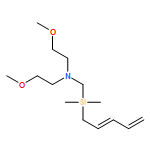 Ethanamine, N-[[dimethyl(2E)-2,4-pentadien-1-ylsilyl]methyl]-2-methoxy-N-(2-methoxyethyl)- 