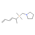 Pyrrolidine, 1-[[dimethyl[(2E)-1-methyl-2,4-pentadien-1-yl]silyl]methyl]- 