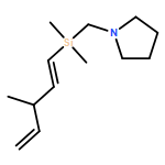 Pyrrolidine, 1-[[dimethyl[(1E)-3-methyl-1,4-pentadien-1-yl]silyl]methyl]- 