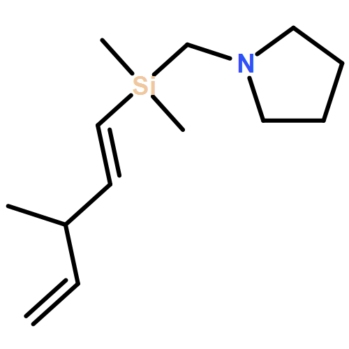 Pyrrolidine, 1-[[dimethyl[(1E)-3-methyl-1,4-pentadien-1-yl]silyl]methyl]- 