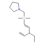 Pyrrolidine, 1-[[[(1E)-3-ethyl-1,4-pentadien-1-yl]dimethylsilyl]methyl]- 