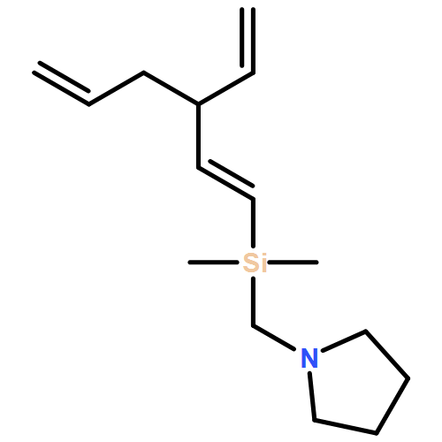 Pyrrolidine, 1-[[[(1E)-3-ethenyl-1,5-hexadien-1-yl]dimethylsilyl]methyl]- 