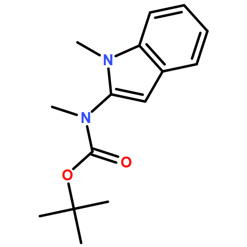 Carbamic acid, N-methyl-N-(1-methyl-1H-indol-2-yl)-, 1,1-dimethylethyl ester 