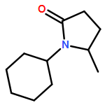 2-Pyrrolidinone, 1-cyclohexyl-5-methyl- 