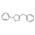 Isoxazole, 4,5-dihydro-5-phenyl-3-(phenylmethyl)- 