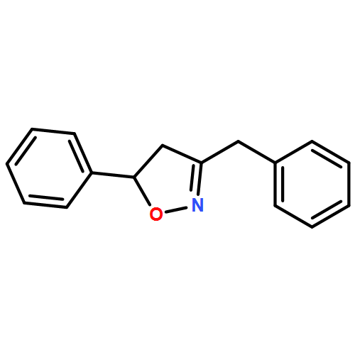 Isoxazole, 4,5-dihydro-5-phenyl-3-(phenylmethyl)- 