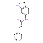 Carbamic acid, N-1H-indol-6-yl-, phenylmethyl ester 