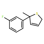 Thiophene, 2-(3-fluorophenyl)-2,5-dihydro-2-methyl- 