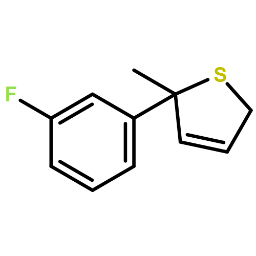 Thiophene, 2-(3-fluorophenyl)-2,5-dihydro-2-methyl- 