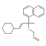 Naphthalene, 1-[(2E)-3-cyclohexyl-1-methyl-1-(2-propen-1-ylthio)-2-propen-1-yl]- 