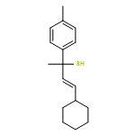 Benzenemethanethiol, α-[(1E)-2-cyclohexylethenyl]-α,4-dimethyl- 