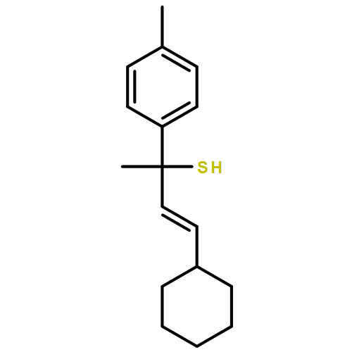 Benzenemethanethiol, α-[(1E)-2-cyclohexylethenyl]-α,4-dimethyl- 