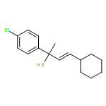 Benzenemethanethiol, 4-chloro-α-[(1E)-2-cyclohexylethenyl]-α-methyl- 