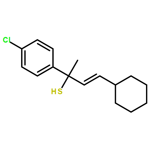 Benzenemethanethiol, 4-chloro-α-[(1E)-2-cyclohexylethenyl]-α-methyl- 