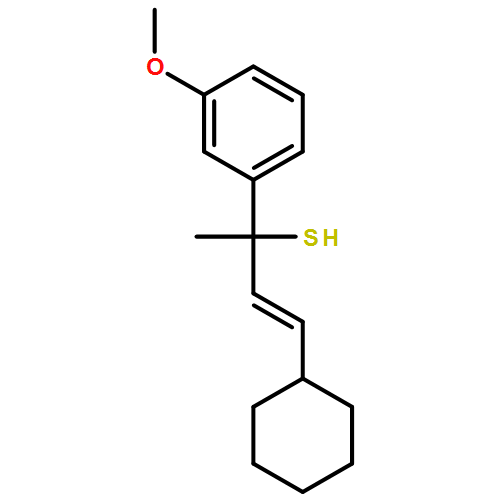 Benzenemethanethiol, α-[(1E)-2-cyclohexylethenyl]-3-methoxy-α-methyl- 