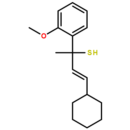 Benzenemethanethiol, α-[(1E)-2-cyclohexylethenyl]-2-methoxy-α-methyl- 