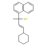 1-Naphthalenemethanethiol, α-[(1E)-2-cyclohexylethenyl]-α-methyl- 