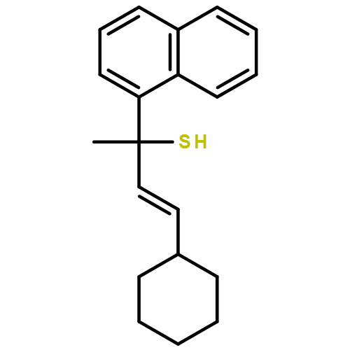 1-Naphthalenemethanethiol, α-[(1E)-2-cyclohexylethenyl]-α-methyl- 