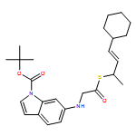 1H-Indole-1-carboxylic acid, 6-[[[[(2E)-3-cyclohexyl-1-methyl-2-propen-1-yl]thio]carbonyl]methylamino]-, 1,1-dimethylethyl ester 