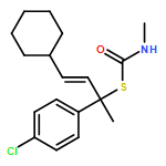 Carbamothioic acid, N-methyl-, S-[(1S,2E)-1-(4-chlorophenyl)-3-cyclohexyl-1-methyl-2-propen-1-yl] ester 