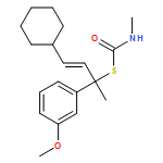 Carbamothioic acid, N-methyl-, S-[(2E)-3-cyclohexyl-1-(3-methoxyphenyl)-1-methyl-2-propen-1-yl] ester 