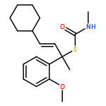 Carbamothioic acid, N-methyl-, S-[(2E)-3-cyclohexyl-1-(2-methoxyphenyl)-1-methyl-2-propen-1-yl] ester 