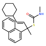 Carbamothioic acid, N-methyl-, S-[(2E)-3-cyclohexyl-1-methyl-1-(1-naphthalenyl)-2-propen-1-yl] ester 