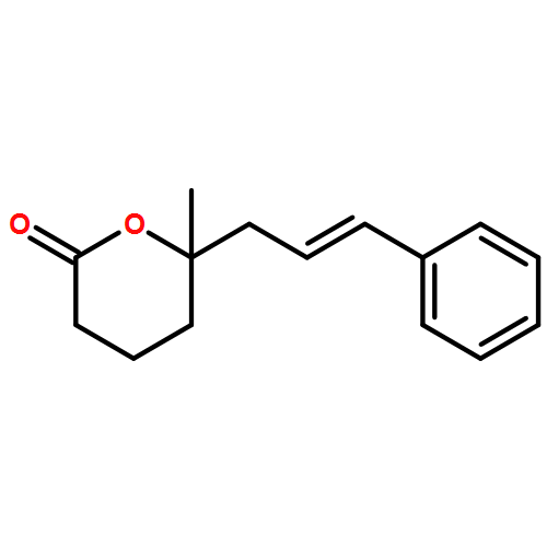 2H-Pyran-2-one, tetrahydro-6-methyl-6-[(2E)-3-phenyl-2-propen-1-yl]- 