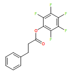 Benzenepropanoic acid, 2,3,4,5,6-pentafluorophenyl ester 