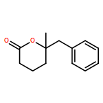 2H-Pyran-2-one, tetrahydro-6-methyl-6-(phenylmethyl)- 