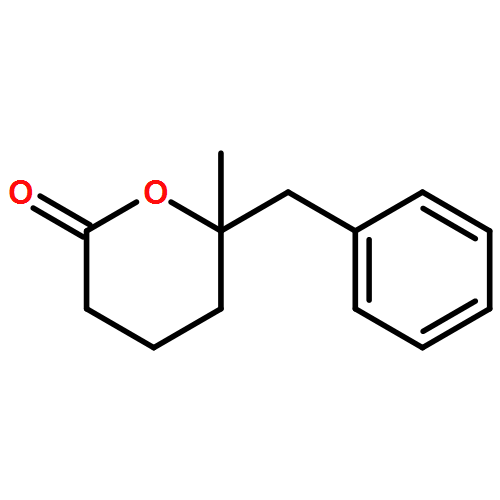 2H-Pyran-2-one, tetrahydro-6-methyl-6-(phenylmethyl)- 