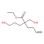 5-Hexenoic acid, 2-(hydroxymethyl)-2-(3-hydroxypropyl)-, ethyl ester 