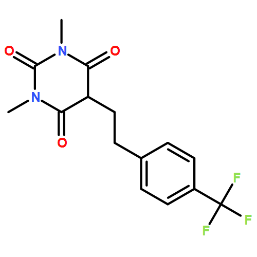 2,4,6(1H,3H,5H)-Pyrimidinetrione, 1,3-dimethyl-5-[2-[4-(trifluoromethyl)phenyl]ethyl]- 