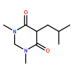 4,6(1H,5H)-Pyrimidinedione, dihydro-1,3-dimethyl-5-(2-methylpropyl)- 