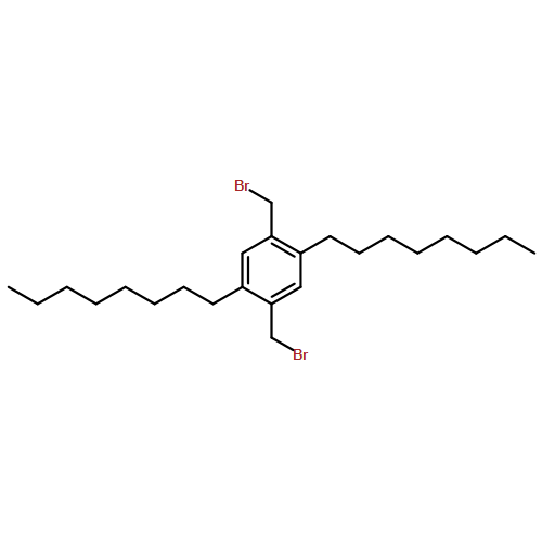 Benzene, 1,4-bis(bromomethyl)-2,5-dioctyl- 