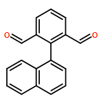 1,3-Benzenedicarboxaldehyde, 2-(1-naphthalenyl)- 