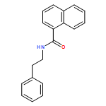 1-Naphthalenecarboxamide, N-(2-phenylethyl)- 