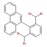 Phenanthrene, 9-[2,6-bis(dibromomethyl)phenyl]- 