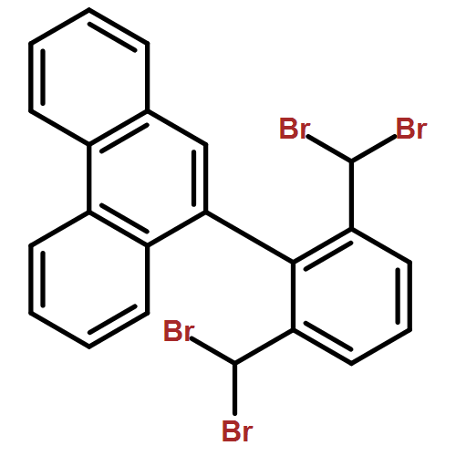 Phenanthrene, 9-[2,6-bis(dibromomethyl)phenyl]- 