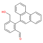 Benzaldehyde, 3-(hydroxymethyl)-2-(9-phenanthrenyl)- 