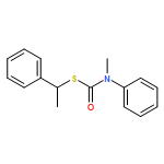 Carbamothioic acid, N-methyl-N-phenyl-, S-[(1R)-1-phenylethyl] ester 