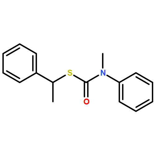 Carbamothioic acid, N-methyl-N-phenyl-, S-[(1R)-1-phenylethyl] ester 