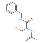 Propanamide, 2-(acetylamino)-3-mercapto-N-(phenylmethyl)-, (2R)- 