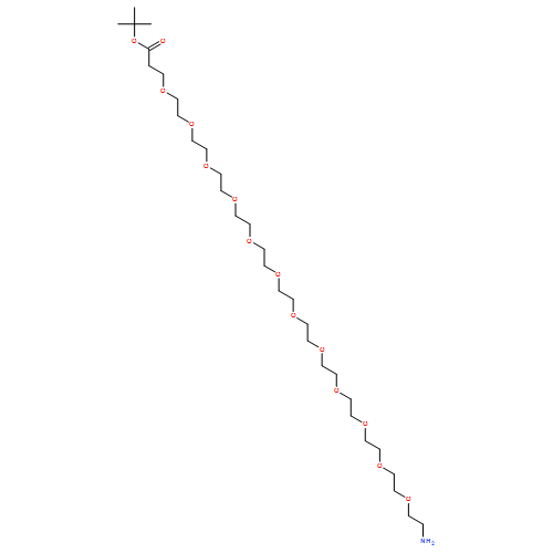 4,7,10,13,16,19,22,25,28,31,34,37-Dodecaoxanonatriacontanoic acid, 39-amino-, 1,1-dimethylethyl ester 