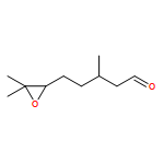 2-Oxiranepentanal, β,3,3-trimethyl- 