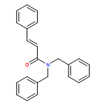 2-Propenamide, 3-phenyl-N,N-bis(phenylmethyl)-, (2E)- 