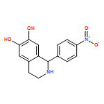 6,7-Isoquinolinediol, 1,2,3,4-tetrahydro-1-(4-nitrophenyl)- 