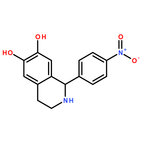 6,7-Isoquinolinediol, 1,2,3,4-tetrahydro-1-(4-nitrophenyl)- 