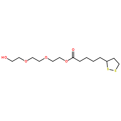 1,2-Dithiolane-3-pentanoic acid, 2-[2-(2-hydroxyethoxy)ethoxy]ethyl ester 