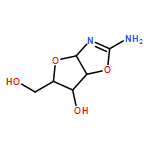 Furo[2,3-d]oxazole-5-methanol, 2-amino-3a,5,6,6a-tetrahydro-6-hydroxy-, (3aR,5S,6S,6aS)-rel- 